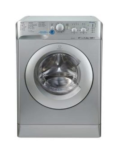 Indesit Xwc61452S Innex 1400 Spin, 6Kg Load Washing Machine - Silver